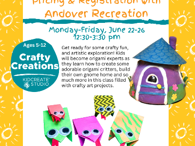 Andover Rec: Crafty Creations (5-12y)